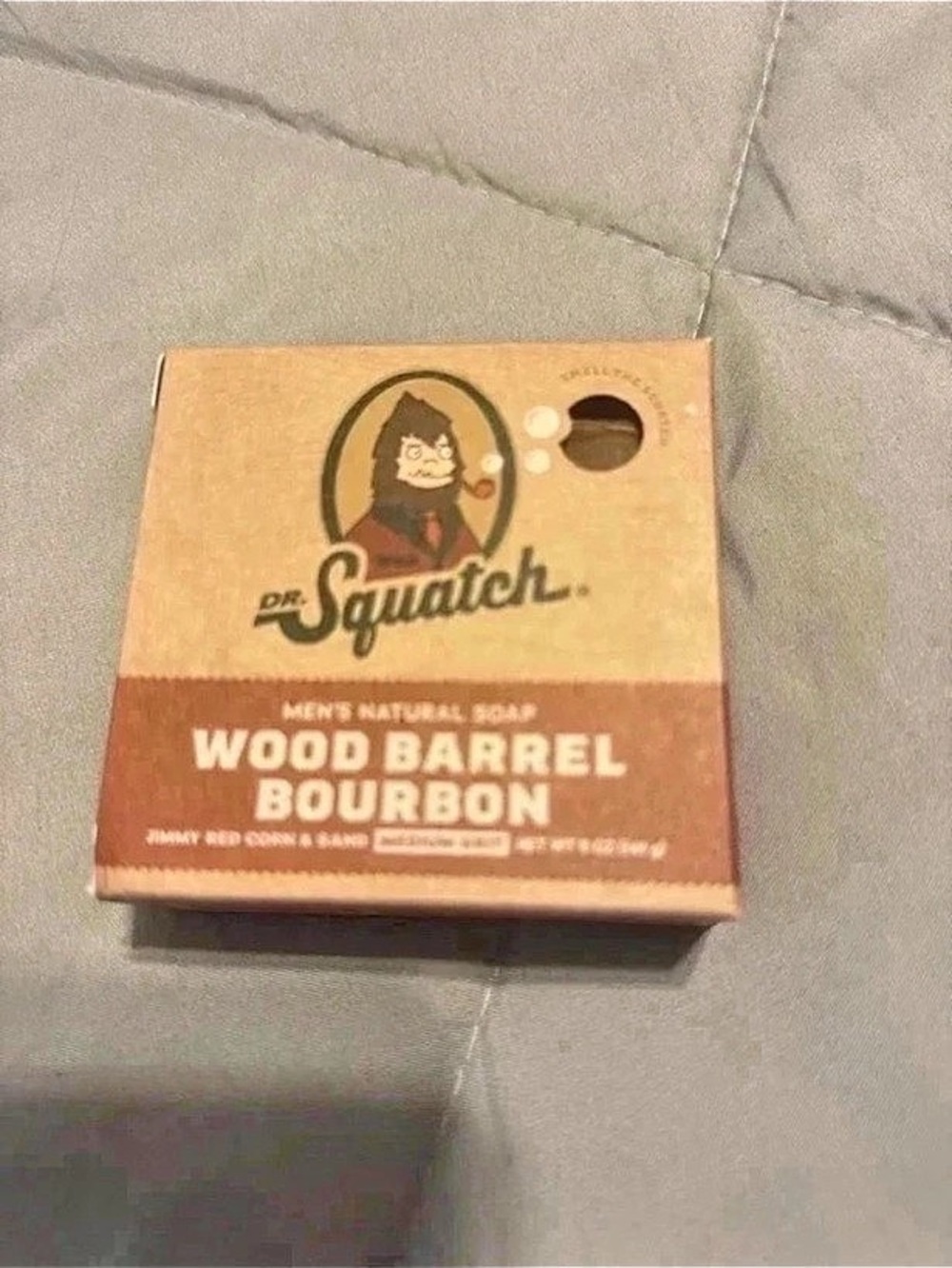 Dr. Squatch Wood Barrel Bourbon Bar Soap